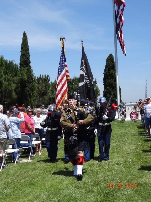 Memorial Day Ceremony at Alameda Veterans Memorial Park