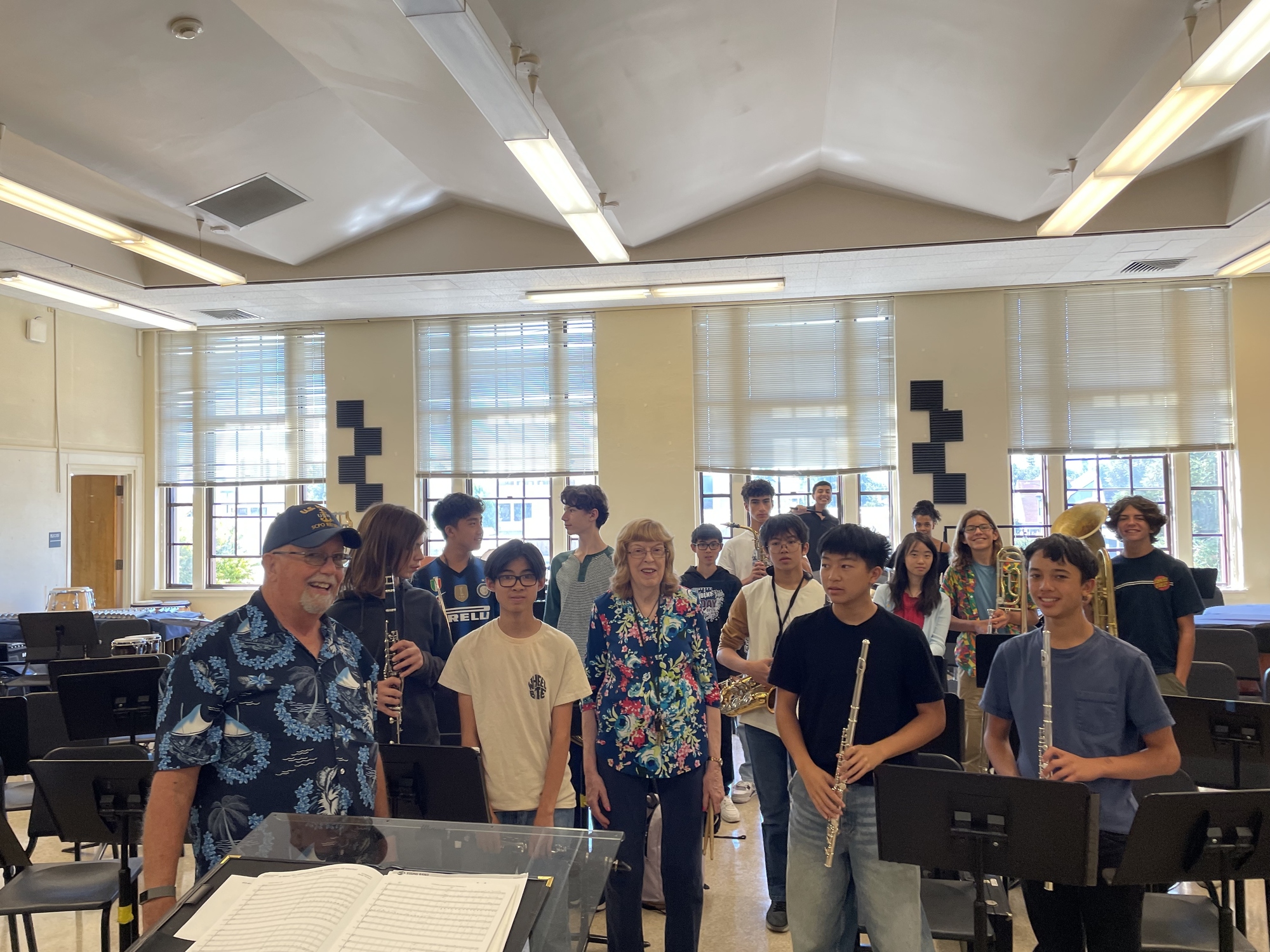 Post 647 Makes Donation to the Alameda High School Music Program